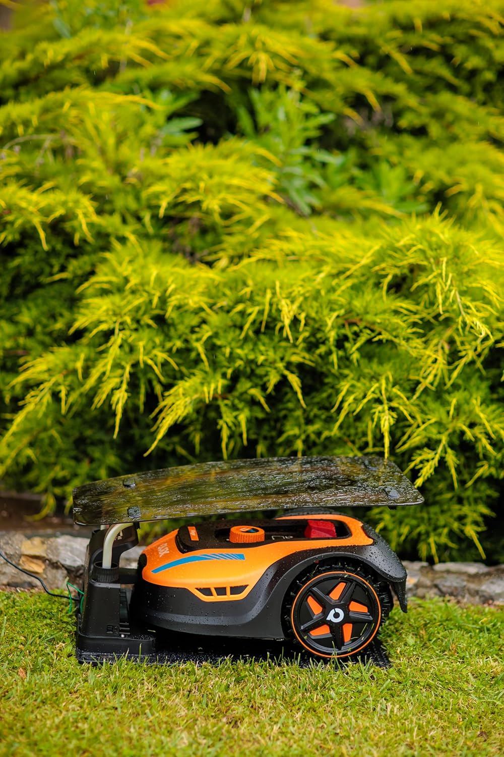 Robotgrasmaaier – Robotmaaier – Automatische Grasmaaier – Gazonschaar – Tuinmaaier – 1000 m² Werkoppervlak – Stil Met App Bediening