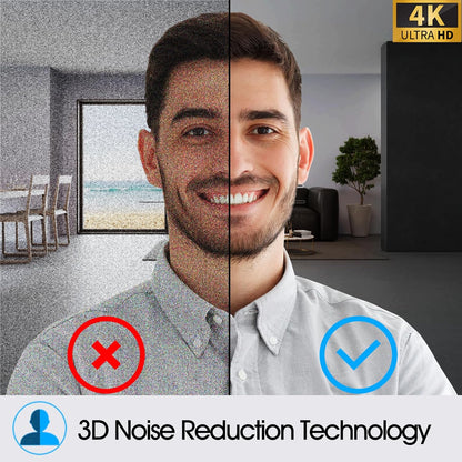 Webcam – Streaming Webcam – USB Webcam – Laptop Webcam – Vergadercamera – 4K-UHD Met AI-Tracking En HDR – Dubbele AI-Ruisonderdrukkende Microfoons