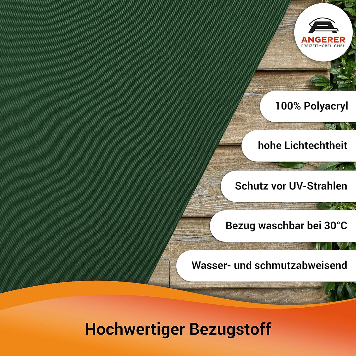 Angerer Klemluifel Style 300 cm stijl groen