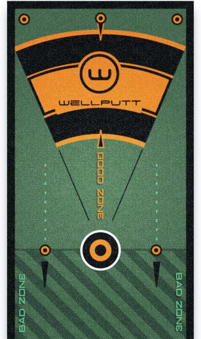 WELLPUTT - Golf Puttingmat - 3m Groene
