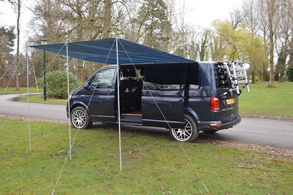 Wild Earth Zonnekap luifel voor VW Camper Van camper 300cm x 240cm MED Grijs