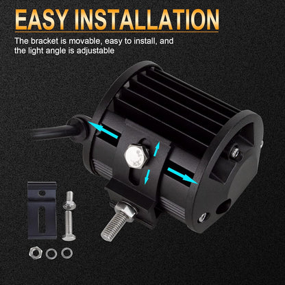 RIGIDON 107cm 42 inch 540W led-lichtbalk gebogen met 12v kabelboomset, 2 x 18W Schijnwerper Werklicht, Waterdicht Offroad Lichten Mistlamp Led Light Bar voor 4x4 voertuig auto SUV vrachtwagen