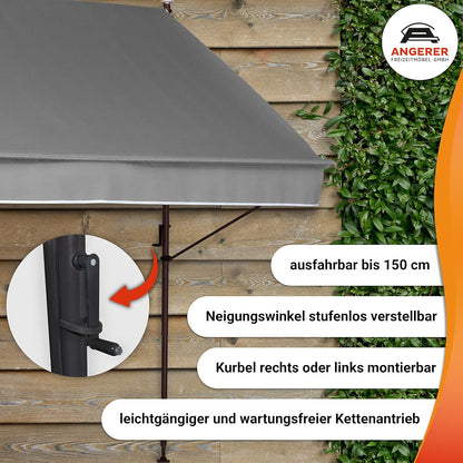 Angerer Klemluifel Style 300 cm stijl groen