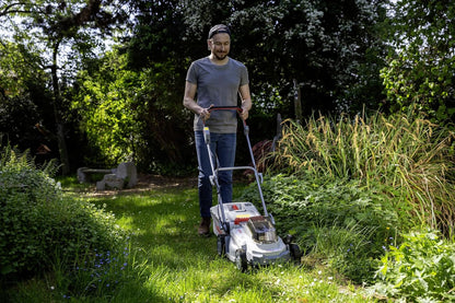 Accu Grasmaaier – Accu Maaier – Elektrische Grasmaaier – Mulchmaaier – Snoerloze Duwmaaier – 33 cm Maaibreedte – Inclusief Accu en Lader