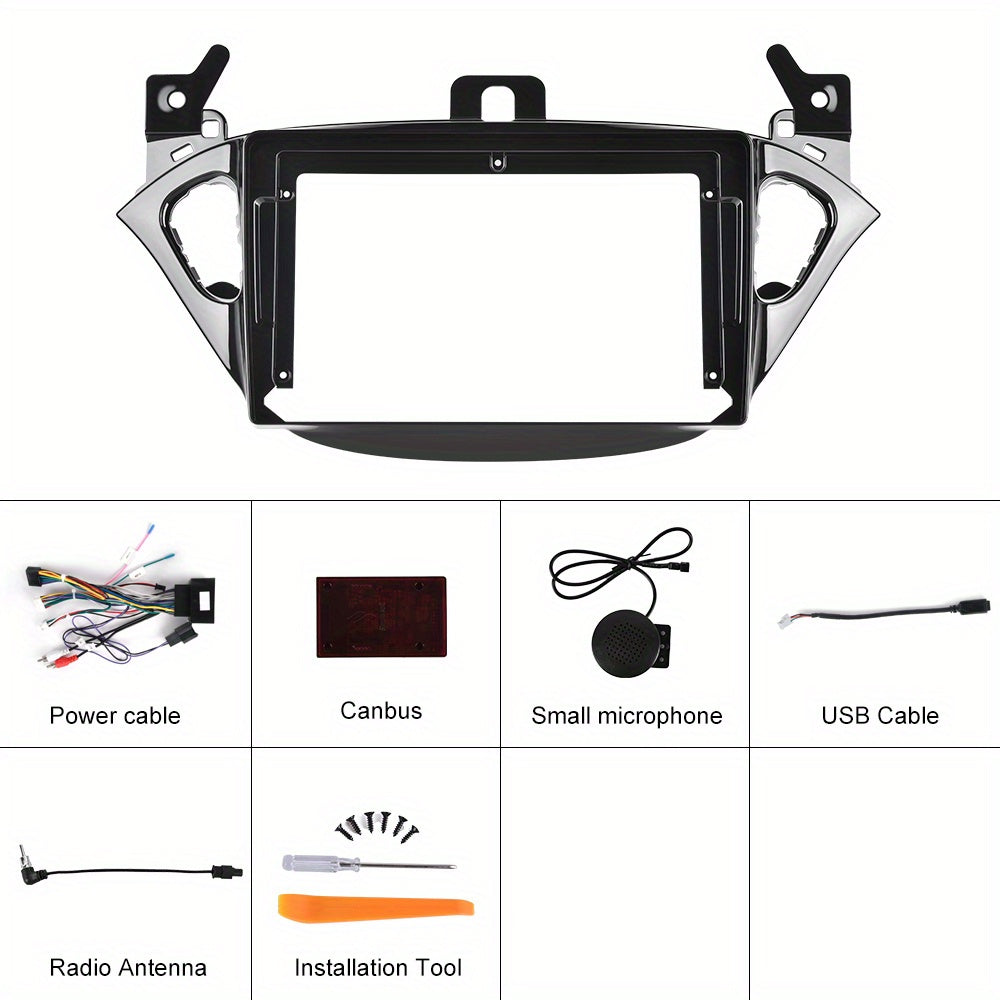 Android 15 Autoradio – Dubbel DIN Radio – Touchscreen Autoplayer – Multimedia Systeem – Navigatie Systeem – 9 Inch Scherm – Wireless CarPlay & Android Auto – Backup Camera Met Microfoon