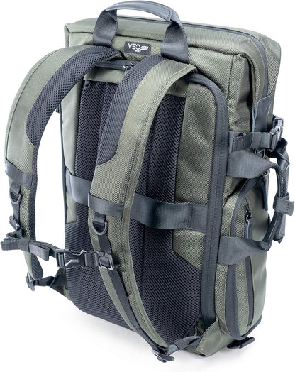 Vanguard VEO SELECT45M GR Rugzak/Schoudertas voor DSLR Camera, Video Gear of Drone, Groen