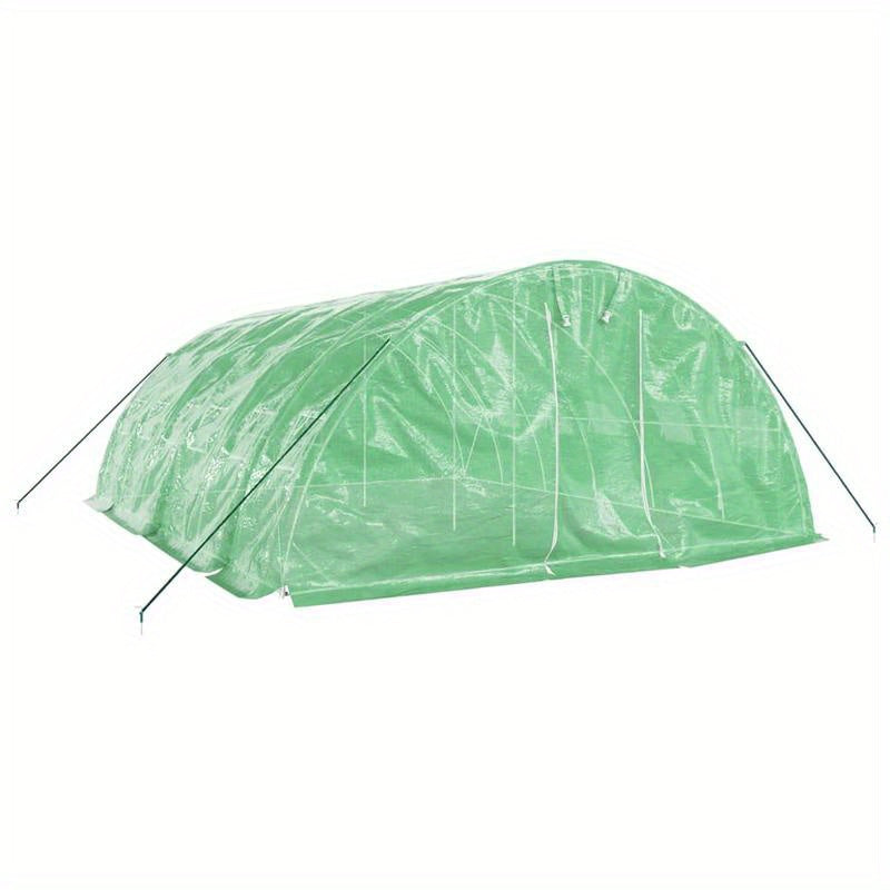 Tuinschuur – Berging – Tuinhuis – Schuur – Opbergunit – Groen – Weerbestendig Staalframe – 30 m² Ruimte – 6x5x2,3 m – Eenvoudig Onderhoud