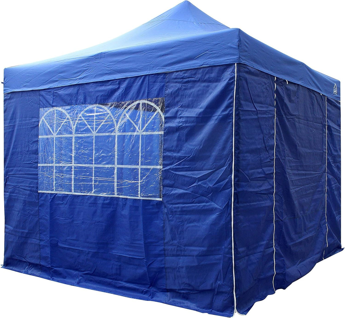 AllSeasonsGazebos 3M x 3M Waterdichte Gazebo Party Tent met Roestvrij Frame en Wiel Draagtas 3m x 3m Royal Blauw