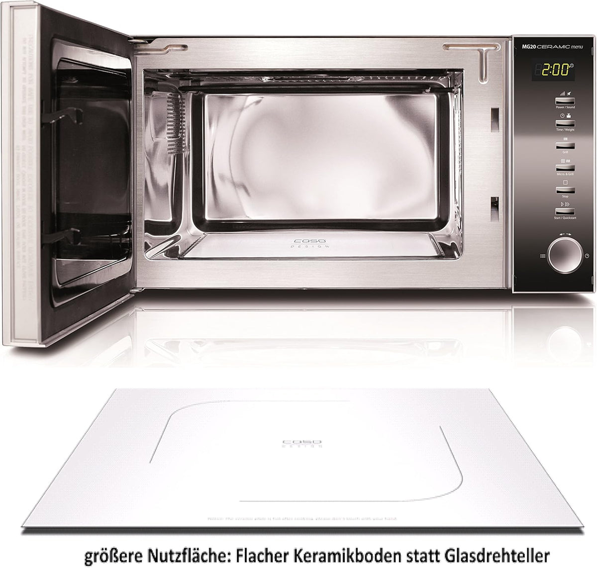 Magnetron – Microgolfoven – Opwarmapparaat – Keukenoven – Grilloven – 20 Liter Inhoud – 800 Watt Vermogen