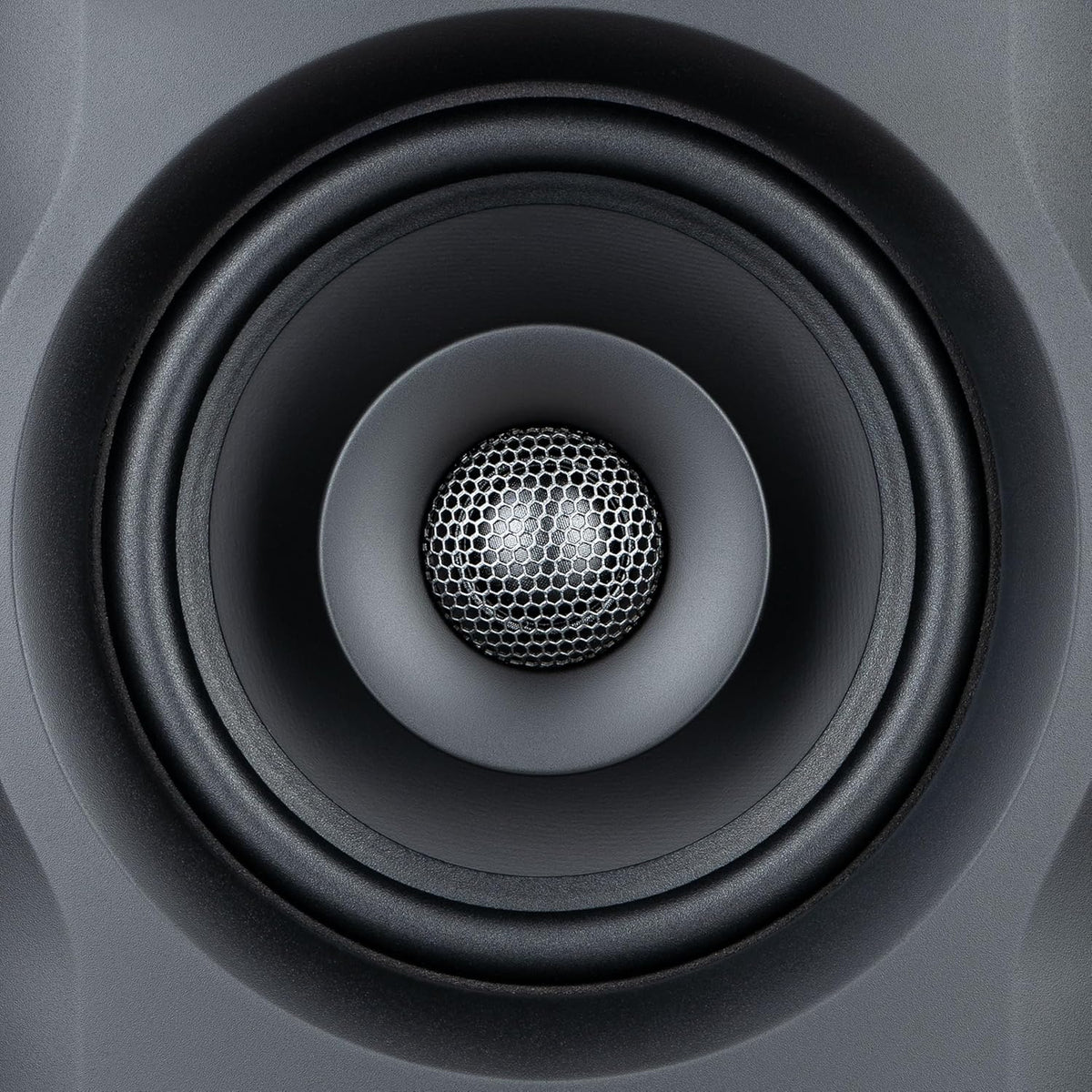 Nearfield Fluid Audio FX50 V2 monitorluidspreker (actieve studiomonitor, 2-weg coaxiale driver, 5 inch woofer, 60 Watt RMS, ideaal voor thuisstudio en professionele opnames, single) zwart