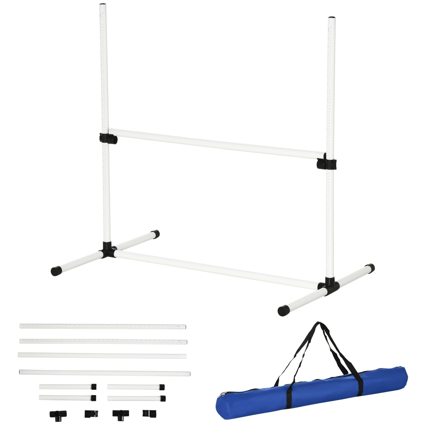 Salontafel – Koffietafel – Bijzettafel – Tafeltje – Compacte Tafel – Eikenlook – Ruimtebesparend – Voor 2 Personen – Natuurlijke Houtafwerking – Wit Metalen Onderstel