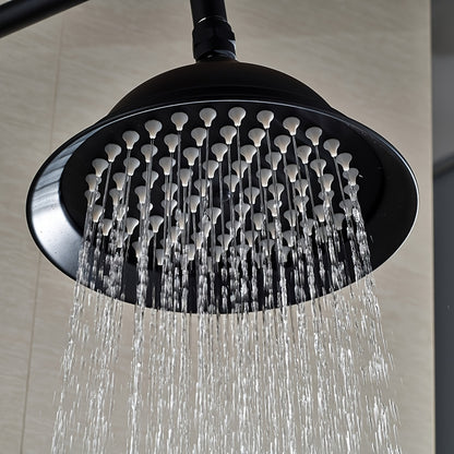 Regendouche – Douche Set – Thermostaatkraan – Wandmontage – Ronde Douchekop – RVS Chroom Afwerking – Ingebouwde Thermostaat – Duurzaam & Eenvoudig Te Installeren
