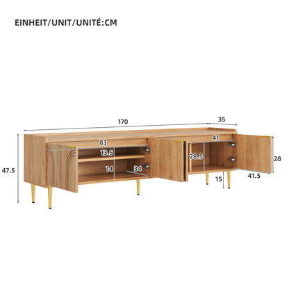 Salontafel – Koffietafel – Bijzettafel – Woonkamertafel – Tafel – Ronde Glazen Blad – Zwarte Metalen Poten – Diameter 79 cm – Gehard Glas 0,8 cm Dik