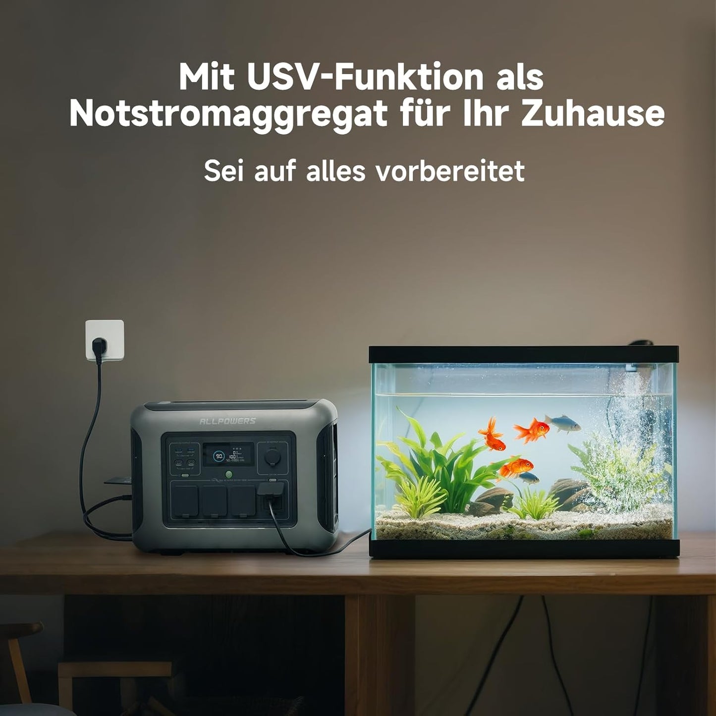 Powerstation – Draagbare Generator – Noodstroomvoorziening – Zonne-energie Centrale – Mobiele Accu – 1600W Output – 1056Wh LiFePO4 Batterij – Ultrafast Opladen 40 Min