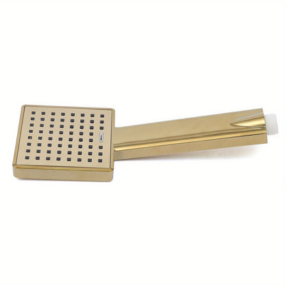 Gouden Douche Set – Complete Douche Installatie – Handdouche – Regen Douchekop – Badkraan – Messing Materialen – Hoogwaardige Kwaliteit - QUORE