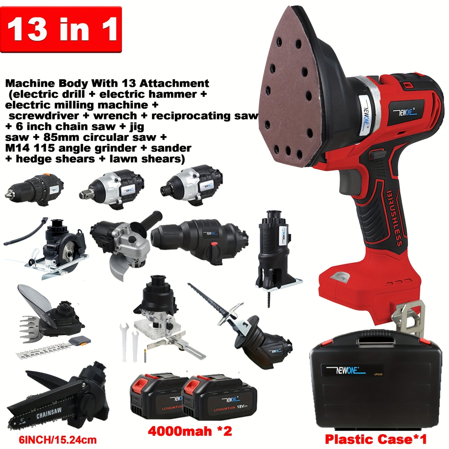Accuboormachine – Accuschroefmachine – Boormachine – Schroevendraaier – Lithium-ion Batterij 36V – 2000 mAh Capaciteit – Inclusief Oplader
