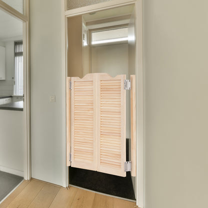 Kamerdeur – Dubbele Deur – Schuifdeur – Binnendeur – Room Divider – Massief Dennenhout – 180° Draaibaar – Geluidsarm Scharnier