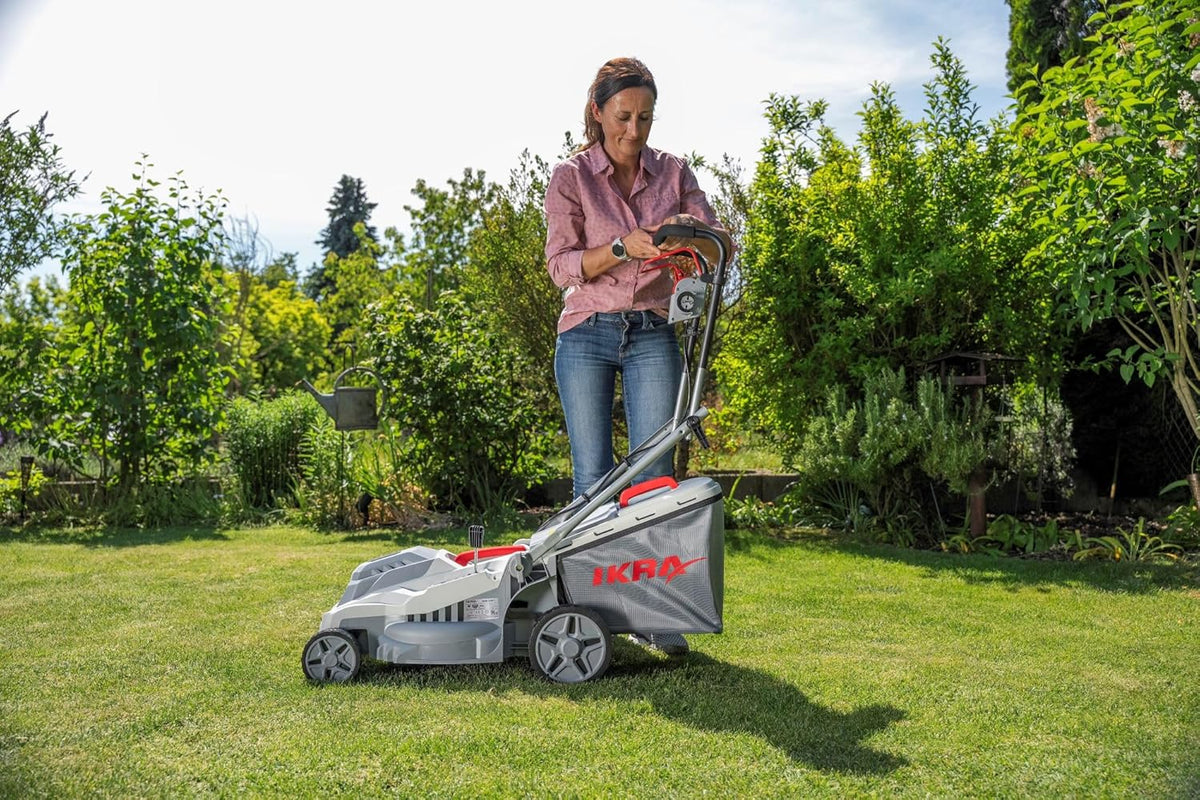 Elektrische Grasmaaier – Gazonmaaier – Duwmaaier – Tuinmaaier – Maaimachine – 1600 Watt Krachtige Motor – 5-standen Maaihoogte 30-75 mm