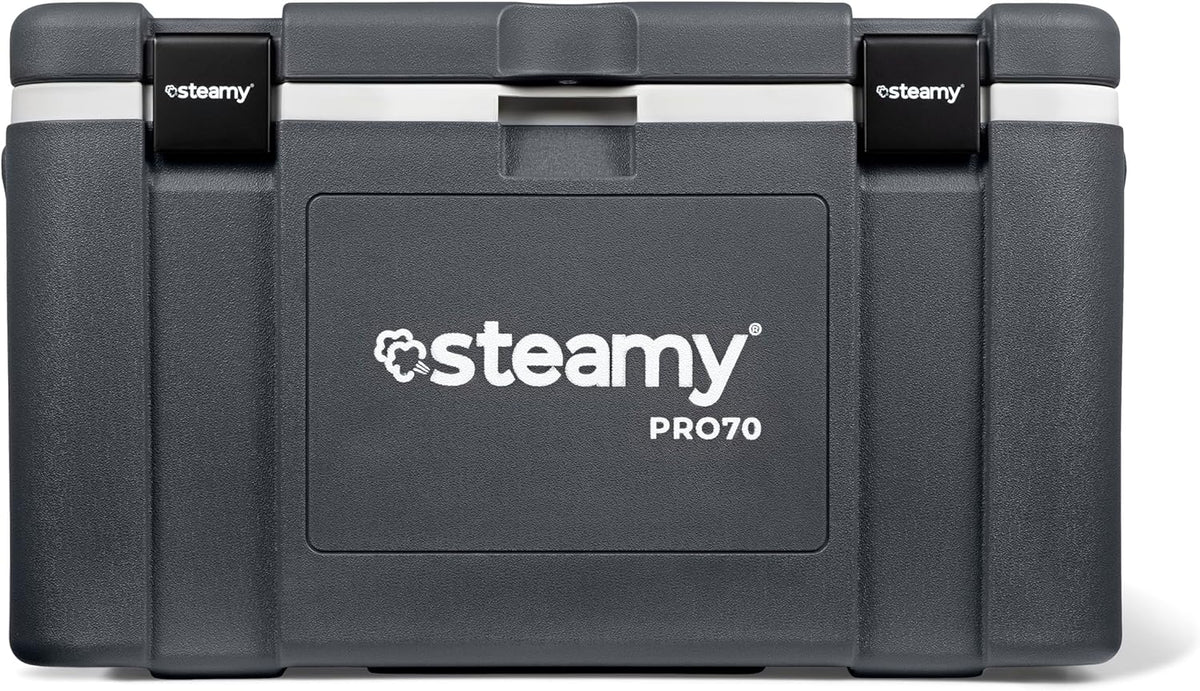 Steamy Pro 70 koelbox, 70 liter, grijs