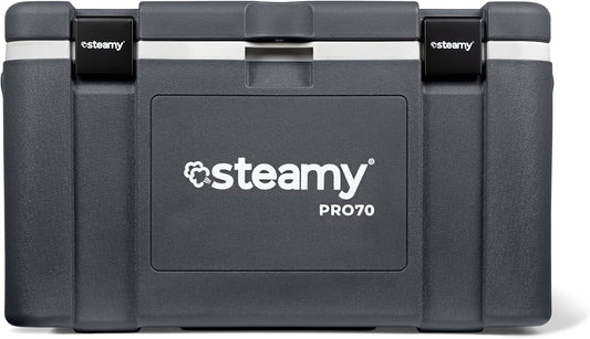 Steamy Pro 70 koelbox, 70 liter, grijs
