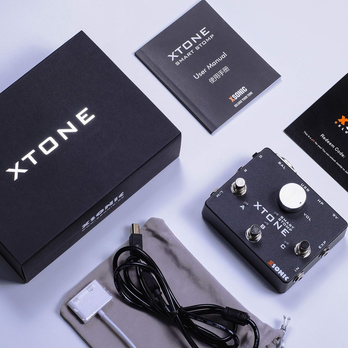 Mobiele Audio-Interface Voor Gitaar – Gitaar Interface – USB Audio Interface – Geluidskaart – Opname Interface – Ultralage Latentie – 192 KHz, 24 Bit, 108 dB En Ondersteuning Voor iOS, Windows En Mac