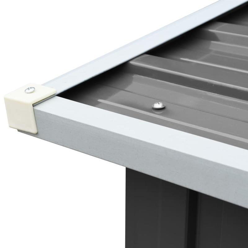 Houtopslag – Brandhoutopslag – Haardhoutrek – Houtberging – Houtstalling – Gegalvaniseerd Staal – Extra Groot 330x92x153 cm – Weerbestendig Open Ventilatie Ontwerp