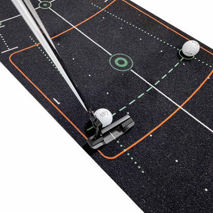 WELLPUTT - Golf Puttingmat - 4m Zwarte