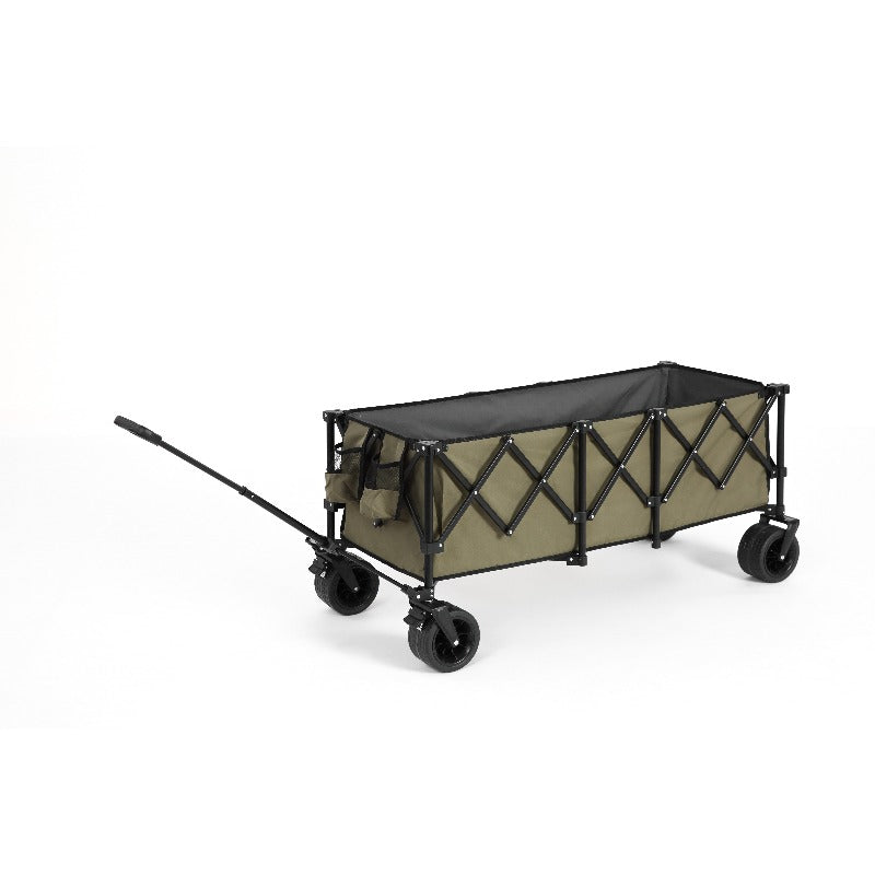 Inklapbare Transportwagen – Vouwkar – Tuinkar – Strandwagen – Laadwagen – 300 Liter Inhoud – Zware Last Tot 99,79 KG