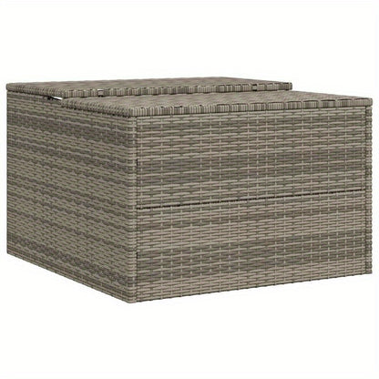 Grasmaaier Hoes – Maaierbescherming – Robotmaaier Cover – Tuinmachine Hoes – Waterafstotende Beschermhoes – Grijs – Polyrattan Materiaal – 86 x 90 x 52/57 cm
