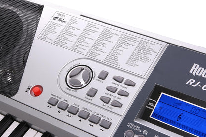 Keyboard – Digitale Piano – Toetsenbord – Elektrische Piano – Piano Keyboard – Grijs – 61 Full-Size Toetsen – Inclusief Standaard, Pianobank En Koptelefoon