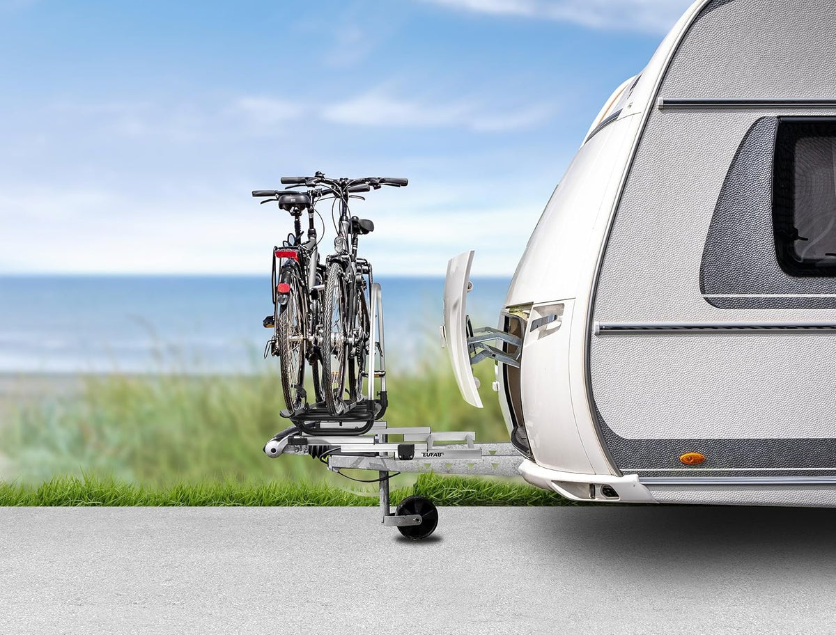 EUFAB 11770 Bicycle rack on caravan drawbar - QUORE