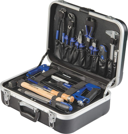 PROJAHN 8681 1/4" + 1/2" universele gereedschapskas, zwart, set van 149 stuks