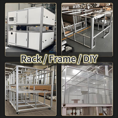 Alu profiel 20x20 – Aluminium Extrusie – V-groef Profiel – Lineair Profiel – CNC Profiel – 2 Stuks 1500mm – Geanodiseerd Zwart Aluminium – Europese Standaard