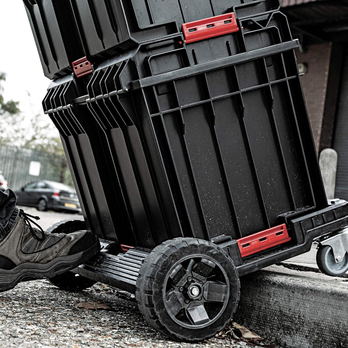 Trend Pro Modulaire Opbergtrolley Platform Op Wielen, Zware Mobiele Basis, 100Kg Capaciteit, Ms/P/Plat