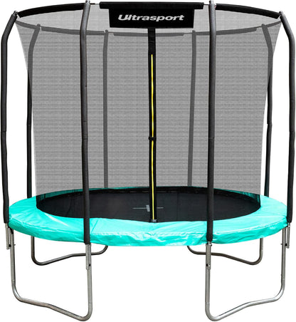 Ultrasport Tuintrampoline, Lotus, Rond, Rechthoekig, incl. Veiligheidsnet, Verschillende Maten, 213cm tot 420cm, Nieuwe Trampoline, Weerbestendig, Buiten Trampoline, Hoge Belastbaarheid