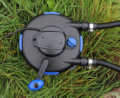 T.I.P. TFP 5000 UV 9 30297 Drukfilterset, 25 watt, 1500 l/u, vijverinhoud max. 5.000 l, geïntegreerde terugspoelfunctie, met 3 filtersponzen en UV-C-lamp