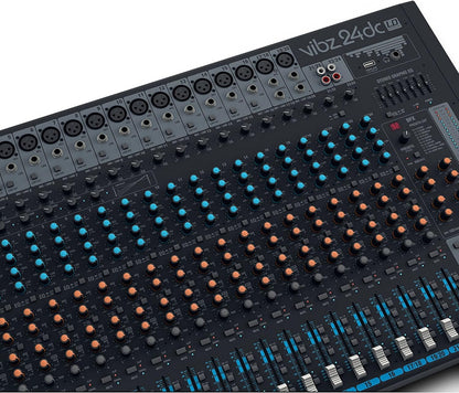 LD Systems VIBZ 24 DC compacte mixer 24 kanaals met DFX en compressor