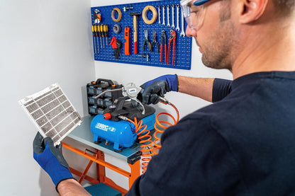 Luchtcompressor – Draagbare Compressor – Olievrije Compressor – Stil Air Compressor – Persluchtcompressor – Compact Ontwerp – 49 dB Geluidsniveau