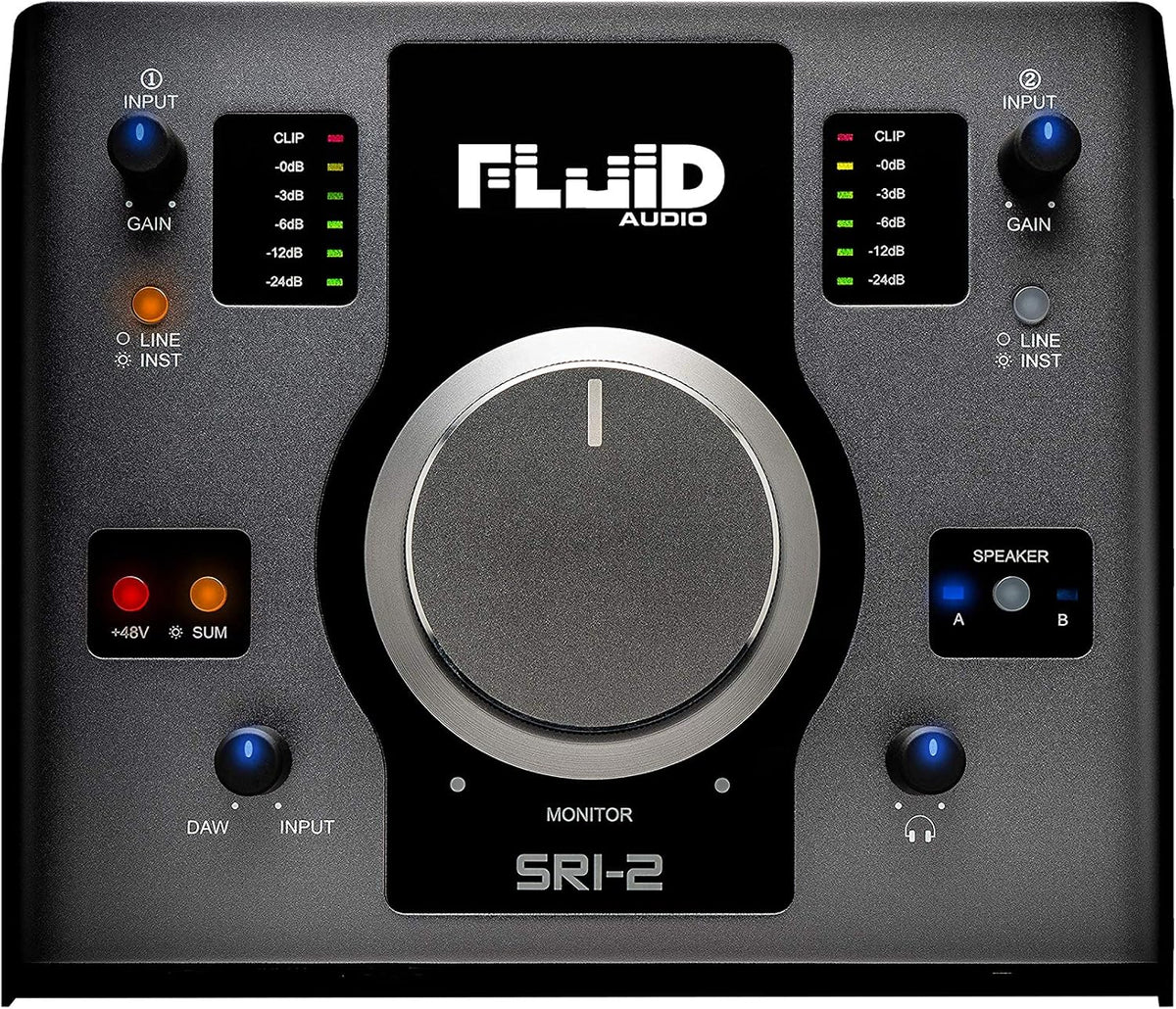 Fluid Audio SRI-2 USB audio-interface & monitorcontroller