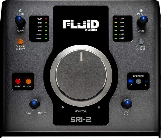 Fluid Audio SRI-2 USB audio-interface & monitorcontroller