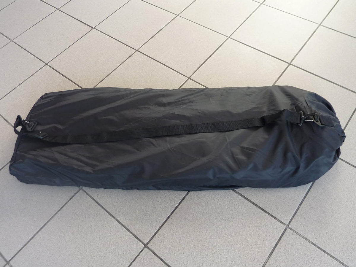 Opvouwbare daktas Zwart – Dakkoffer, Autodaktas, Bagagetas, Dakbagage – 320L inhoud – 100% waterdicht nylon en rits