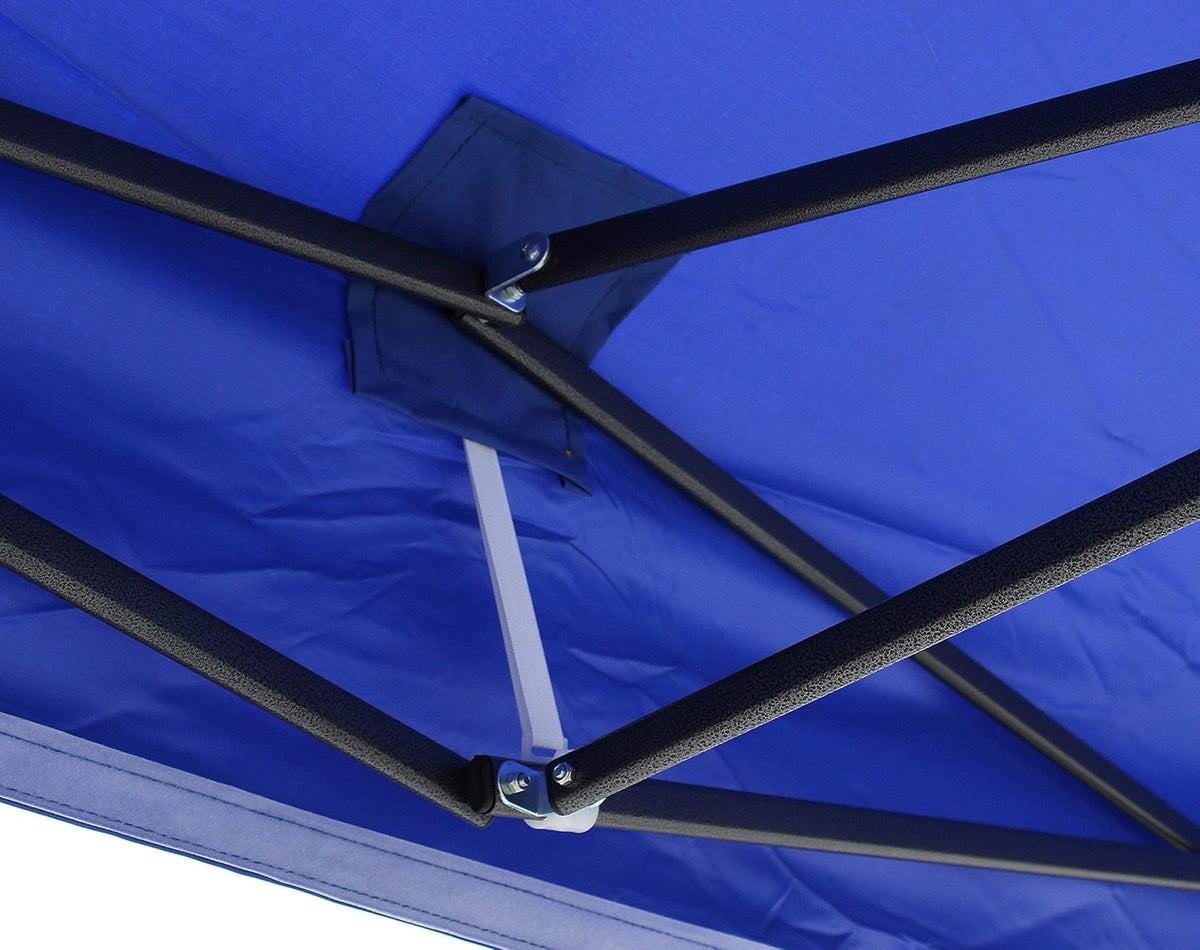 AllSeasonsGazebos 3M x 3M Waterdichte Gazebo Party Tent met Roestvrij Frame en Wiel Draagtas 3m x 3m Royal Blauw