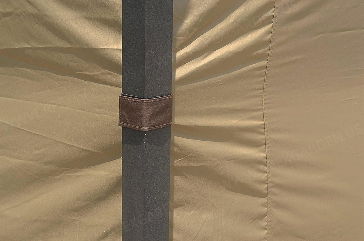 APEX GARDEN Universele privacygordijnset voor paviljoen van 35 x 30 cm (beige)