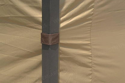 APEX GARDEN Universele privacygordijnset voor paviljoen van 35 x 30 cm (beige)