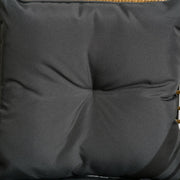 Tuinstoelen - Tuinmeubelen - 3-Delige - Tuin Eettafelstoelen - Inklapbaar Stoelen & Tafel - Weerbestendig - Stabiel - met Kussen - voor Terras - Balkon - Staal - 46 x 37 cm Tafel - 62 x 65 x 78 cm Stoel - Zand/Zwart