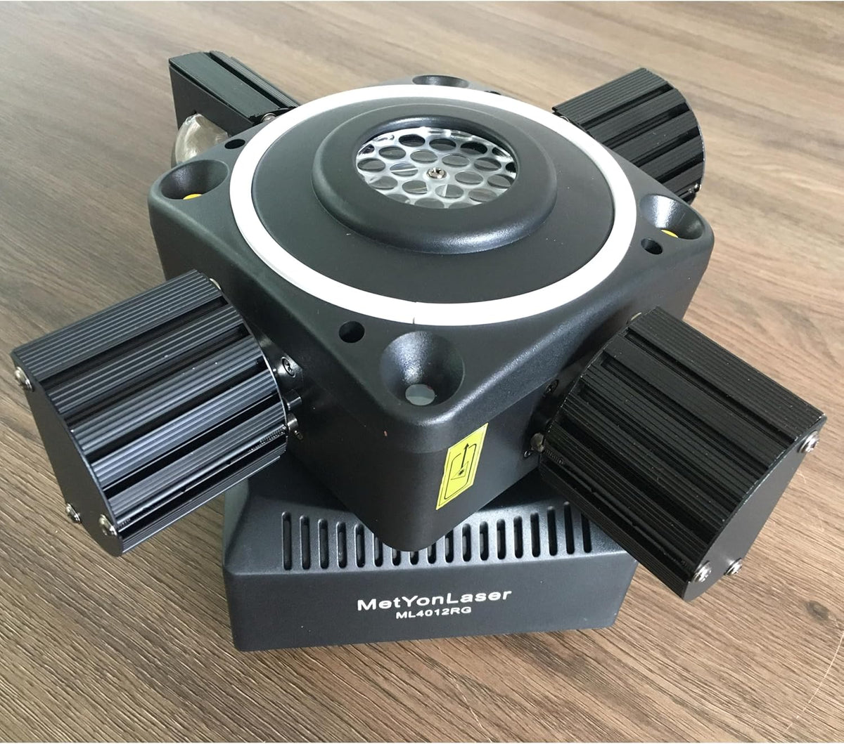 Podiumverlichting met bewegende kop, led-DJ-lampen met DMX512-controller, geluidsactivering, 4 stuks 12 W RGBW LED-kralen, dimmer-stroboscoopeffect