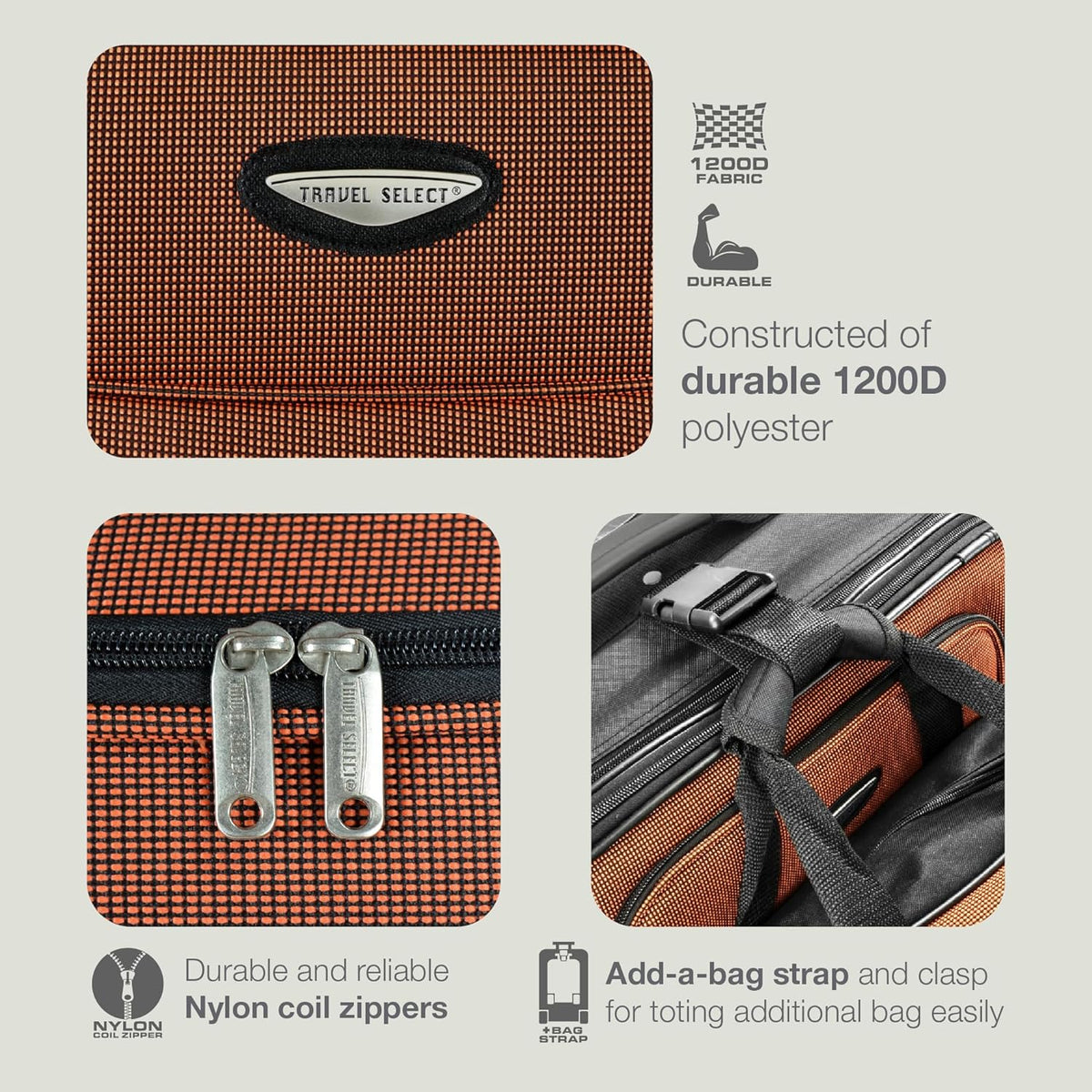 Traveler's Choice Amsterdam 8-delige Bagageset