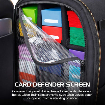 ENHANCE MTG Rugzak TCG Card Storage - TCG Rugzak voor Deck Boxes, Mouwkaarten, Speelmatten, MTG Accessoires