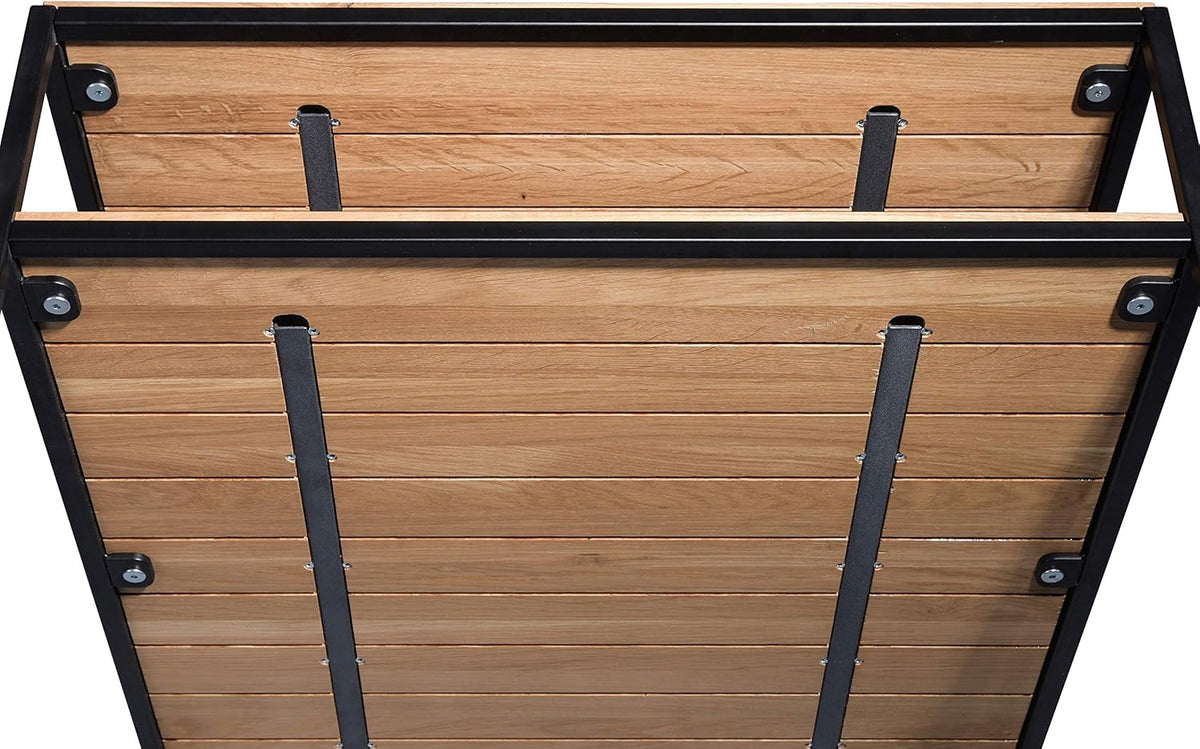 HomeTrends4You Mika 2 salontafel, hout, bruin, lengte 90 cm, breedte 60 cm, hoogte 45 cm