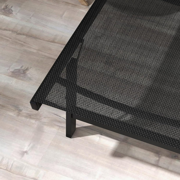 Ligstoel - Tuinligstoel - Set van 2 - Ligbed - met Wielen - Verstelbaar Rugleuning - Weerbestendig - voor Tuin - Zwembad - Strand - Aluminium - Textiel - 66 x 165 x 102 cm - Zwart
